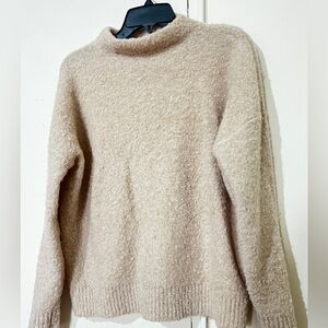Joie Soft Beige Cowl Neck Sweater
